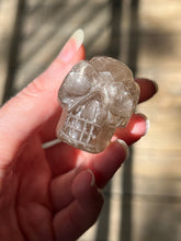 Load image into Gallery viewer, Young Alien Spirit Being carved Natural Citrine Skull