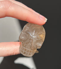 Load image into Gallery viewer, Young Alien Spirit Being carved Natural Citrine Skull