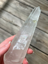 Load image into Gallery viewer, Clear (Colorless) Fluorite Bodywork wands (6 inch larger size)