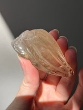 Load image into Gallery viewer, Young Alien Spirit Being carved Natural Citrine Skull