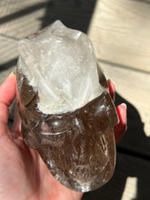 Load image into Gallery viewer, Cosmic Traveller Star Being - Smoky Citrine with Chlorite & Phantoms - nearly 3lbs