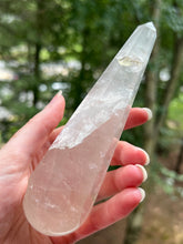 Load image into Gallery viewer, Clear (Colorless) Fluorite Bodywork wands (6 inch larger size)