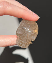 Load image into Gallery viewer, Young Alien Spirit Being carved Natural Citrine Skull