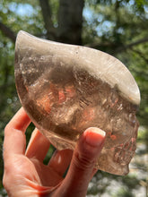 Load image into Gallery viewer, Cosmic Traveller Star Being - Smoky Citrine with Chlorite & Phantoms - nearly 3lbs