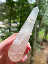 Load image into Gallery viewer, Clear (Colorless) Fluorite Bodywork wands (6 inch larger size)
