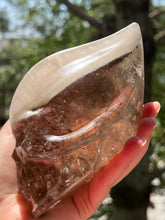 Load image into Gallery viewer, Cosmic Traveller Star Being - Smoky Citrine with Chlorite & Phantoms - nearly 3lbs