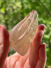 Load image into Gallery viewer, Young Alien Spirit Being carved Natural Citrine Skull