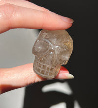 Load image into Gallery viewer, Young Alien Spirit Being carved Natural Citrine Skull