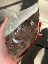 Load image into Gallery viewer, Cosmic Traveller Star Being - Smoky Citrine with Chlorite & Phantoms - nearly 3lbs