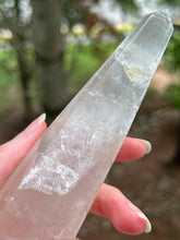 Load image into Gallery viewer, Clear (Colorless) Fluorite Bodywork wands (6 inch larger size)
