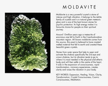 Load image into Gallery viewer, Danburite Magician Stone necklace with RARE Inner Child and Moldavite Crown