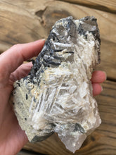 Load image into Gallery viewer, Huge Natural Citrine Cluster with Albite, Black Tourmaline & Green Lepidolite