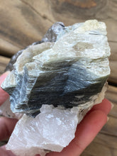 Load image into Gallery viewer, Huge Natural Citrine Cluster with Albite, Black Tourmaline & Green Lepidolite