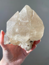 Load image into Gallery viewer, Natural Citrine Scepter with Green Tourmaline & Lepidolite