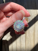 Load image into Gallery viewer, Top grade Ethiopian Opal and Tanzanite necklace