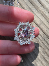 Load image into Gallery viewer, Collectors Moody Lavender Spinel Mandala necklace