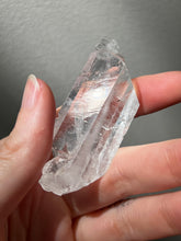 Load image into Gallery viewer, Beautiful natural double terminated Faden Quartz crystal with Fairy Frost