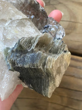 Load image into Gallery viewer, Huge Natural Citrine Cluster with Albite, Black Tourmaline & Green Lepidolite