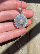 Load image into Gallery viewer, Top grade Ethiopian Opal and Tanzanite necklace