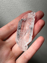 Load image into Gallery viewer, Beautiful natural double terminated Faden Quartz crystal with Fairy Frost