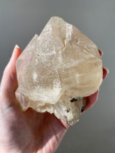 Load image into Gallery viewer, Natural Citrine Scepter with Green Tourmaline & Lepidolite