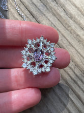 Load image into Gallery viewer, Collectors Moody Lavender Spinel Mandala necklace