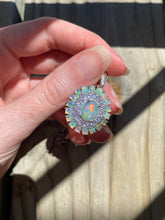 Load image into Gallery viewer, Top grade Ethiopian Opal and Tanzanite necklace
