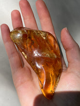 Load image into Gallery viewer, Collectors Specimen - Huge 54.7g Amber with Insect legs inside