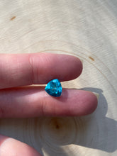 Load image into Gallery viewer, 2.04 carat AAA Trillion cut natural electric blue Apatite loose gemstone
