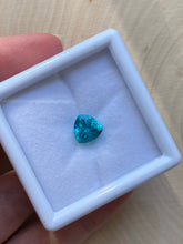 Load image into Gallery viewer, 2.04 carat AAA Trillion cut natural electric blue Apatite loose gemstone