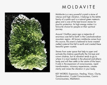 Load image into Gallery viewer, Trilogy Talisman - Rare Moldavite Magician Stone necklace with Danburite Super Nova & trillion cut Phenacite