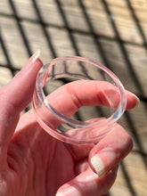 Load image into Gallery viewer, Lavender 6 Ray Star Rose Quartz sphere with Smoky Quartz inclusions and sphere stand