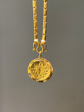 Load image into Gallery viewer, 23k solid yellow gold 22 inch Thai baht chain necklace with pretzel clasp - stamped “965%”