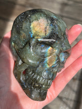 Load image into Gallery viewer, The Space Time Wizard Labradorite Skull Being