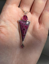 Load image into Gallery viewer, Top Quality Eudialyte, Pink Tourmaline &amp; Watermelon Tourmaline necklace