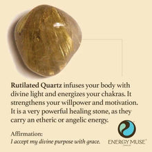 Load image into Gallery viewer, Shimmering Rutile Quartz Angelic Star necklace with Brilliant Sphene