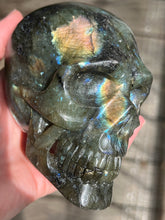 Load image into Gallery viewer, The Space Time Wizard Labradorite Skull Being