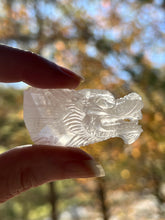 Load image into Gallery viewer, Double sided carved Danburite Dragon point - Collectors piece - One of a Kind