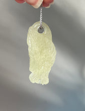 Load image into Gallery viewer, 109.4 carat 360 carved Libyan Desert Glass Dragon Head pendant