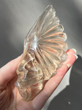 Load image into Gallery viewer, “Chief” Winged Star Being Traveler Skull in Smoky Quartz - Collectors crystal Specimen