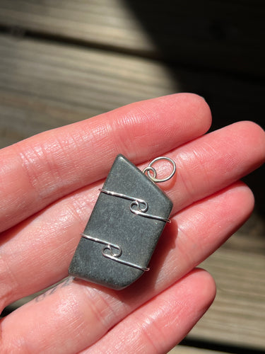 Azozeo Activated Black Azeztulite pendant
