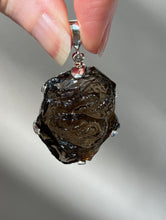 Load image into Gallery viewer, Natural Smoky Citrine Carved Dragon pendant