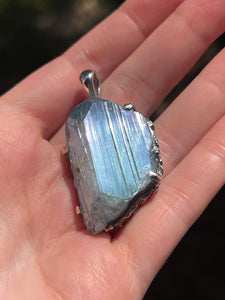 Collectors Drop - XL Aqua Aura Danburite pendant