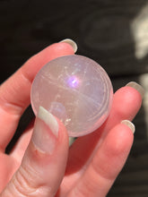 Load image into Gallery viewer, Angel Aura Rose Quartz Sphere 34mm