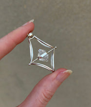 Load image into Gallery viewer, Herkimer Diamond (naturally double terminated) Stargate Pendant