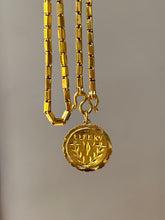 Load image into Gallery viewer, 23k solid yellow gold 22 inch Thai baht chain necklace with pretzel clasp - stamped “965%”