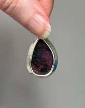 Load image into Gallery viewer, One of a kind - RARE XL Gem Grade Siberite aka Purple Tourmaline pendant