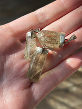 Load image into Gallery viewer, Epidote included Scapolite pendants