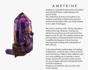 Faceted Natural Ametrine pendant