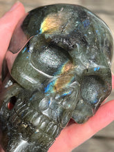 Load image into Gallery viewer, The Space Time Wizard Labradorite Skull Being